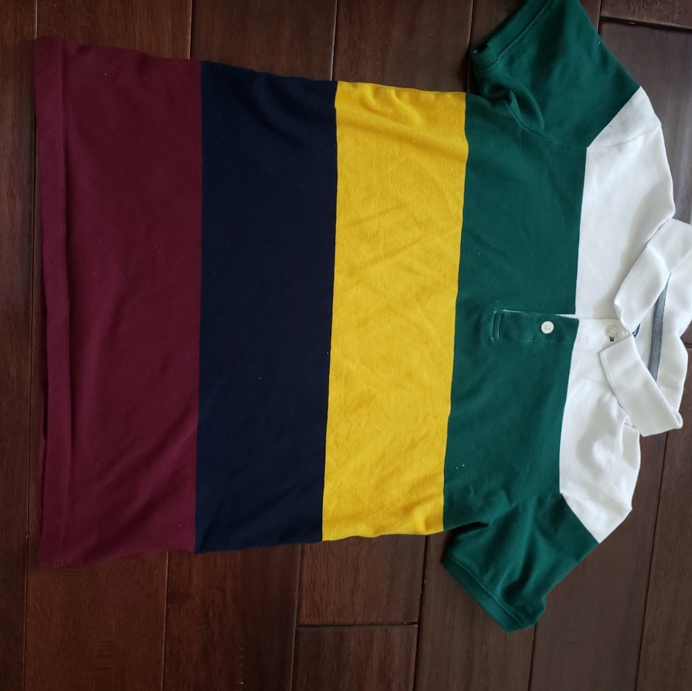 Boys Old Navy Striped Collar Shirt